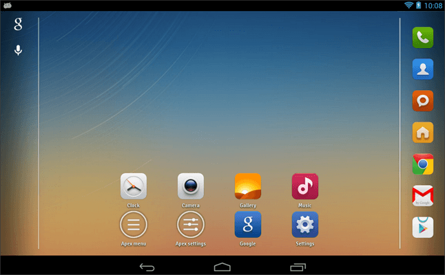 Интерфейс Apex Launcher Интерфейс Apex Launcher