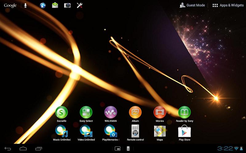 оболочка Sony Tablet оболочка Sony Tablet