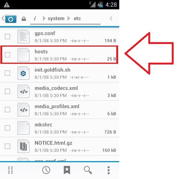 HOSTS файл на Android