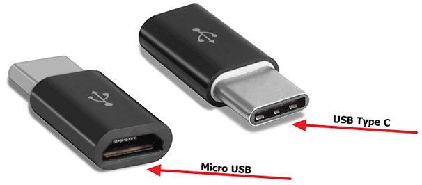 переходник с USB Type C на Micro USB кабель